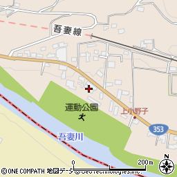 群馬県渋川市小野子1889周辺の地図