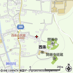 長野県長野市松代町西条3654周辺の地図