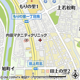 石川県金沢市もりの里1丁目45周辺の地図