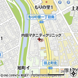 石川県金沢市もりの里1丁目228周辺の地図