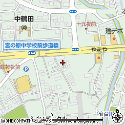 栃木県宇都宮市鶴田町221周辺の地図