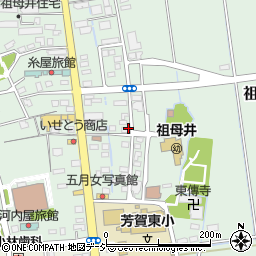 栃木県芳賀郡芳賀町祖母井周辺の地図