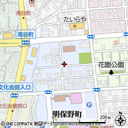 栃木県宇都宮市明保野町周辺の地図