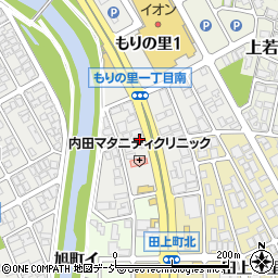 石川県金沢市もりの里1丁目215周辺の地図