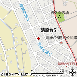 宇都宮清原台郵便局周辺の地図