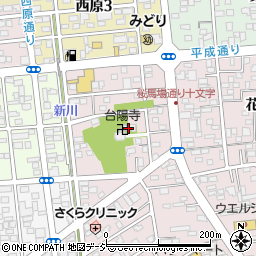 台陽寺周辺の地図