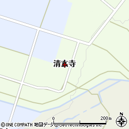 富山県南砺市清玄寺周辺の地図