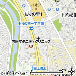 石川県金沢市もりの里1丁目56周辺の地図