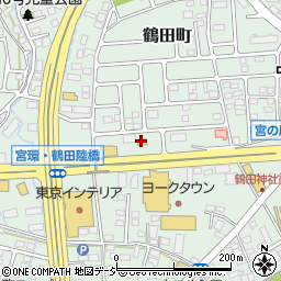 幸楽苑鶴田店周辺の地図