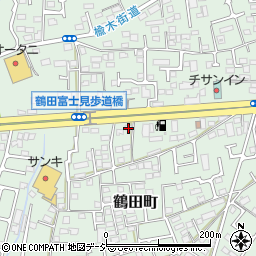 栃木県宇都宮市鶴田町3076周辺の地図