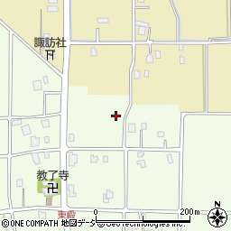 富山県南砺市東殿周辺の地図