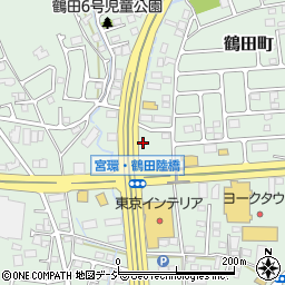 栃木県宇都宮市鶴田町1408周辺の地図