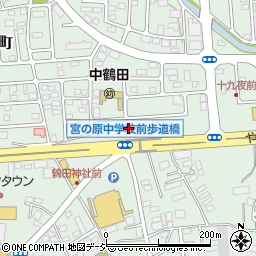 栃木県宇都宮市鶴田町1310周辺の地図