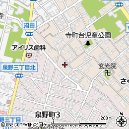 石川県金沢市寺町4丁目18周辺の地図