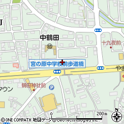 栃木県宇都宮市鶴田町1309周辺の地図