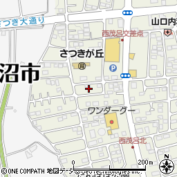栃木県鹿沼市西茂呂4丁目10周辺の地図