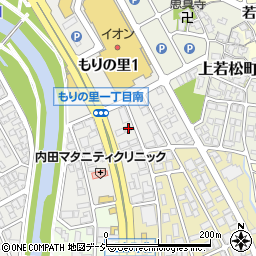 石川県金沢市もりの里1丁目36周辺の地図