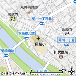 菊川児童クラブ周辺の地図