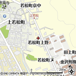 石川県金沢市若松町上野周辺の地図