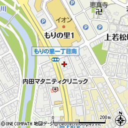 石川県金沢市もりの里1丁目59周辺の地図