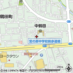 栃木県宇都宮市鶴田町1313周辺の地図