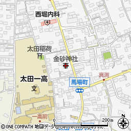 金砂神社周辺の地図