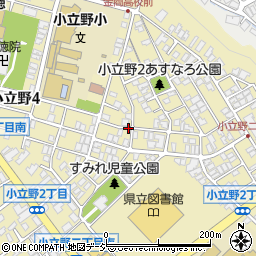 石川県金沢市小立野2丁目周辺の地図