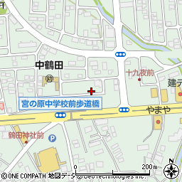 栃木県宇都宮市鶴田町1307周辺の地図