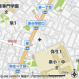 米沢寛税理士周辺の地図