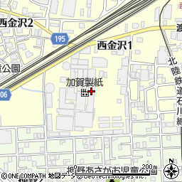 加賀製紙株式会社周辺の地図