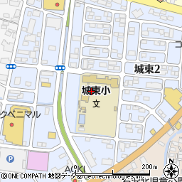 栃木県宇都宮市城東周辺の地図
