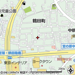 栃木県宇都宮市鶴田町1367周辺の地図