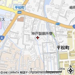 栃木県宇都宮市平松町周辺の地図