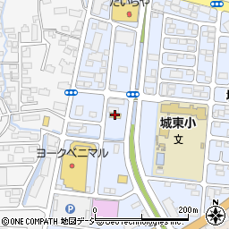 セブンイレブン宇都宮簗瀬城東小前店周辺の地図