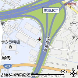 日本アクセス長野更埴物流センター周辺の地図