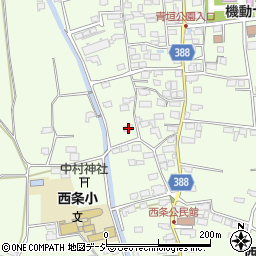 長野県長野市松代町西条3744周辺の地図