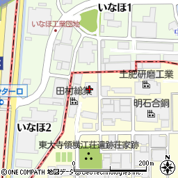 田村総業北陸工場周辺の地図