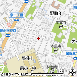 ＮＴＴ西日本　金沢支店ビジネス電報に関するお問い合わせ周辺の地図