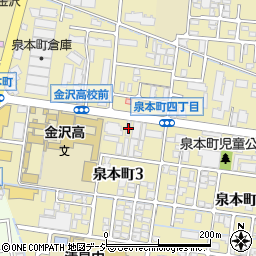 石川交通南周辺の地図