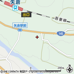 東吾妻町立　学校給食センター周辺の地図