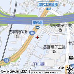 大武製作所屋代工場周辺の地図