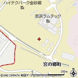 茨城県常陸太田市宮の郷町周辺の地図