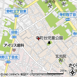石川県金沢市寺町4丁目周辺の地図