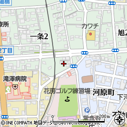 栃木県宇都宮市一条2丁目11周辺の地図