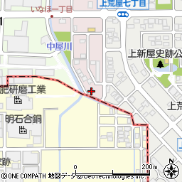 石川県金沢市中屋南4周辺の地図