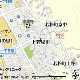 石川県金沢市上若松町周辺の地図