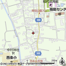 長野県長野市松代町西条3791周辺の地図