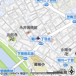石川県金沢市菊川周辺の地図