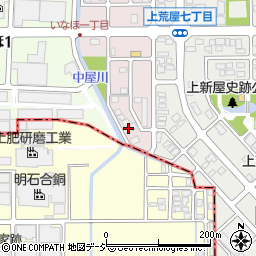 石川県金沢市中屋南8周辺の地図