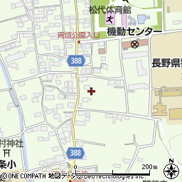 長野県長野市松代町西条3808-1周辺の地図
